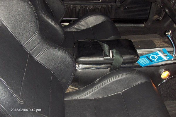 black 1968 dodge charger restomod interior