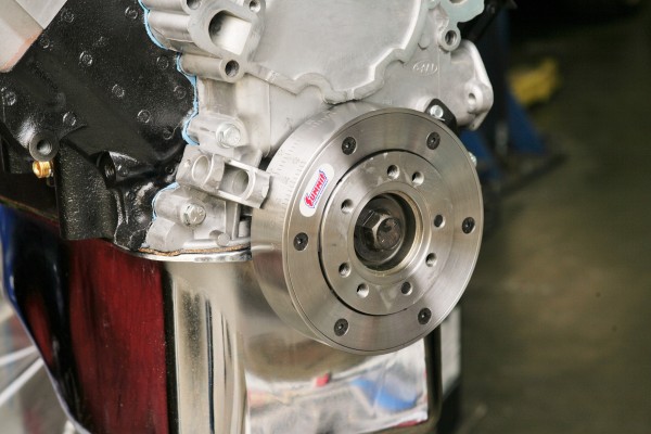 summit racing harmonic balancer installed