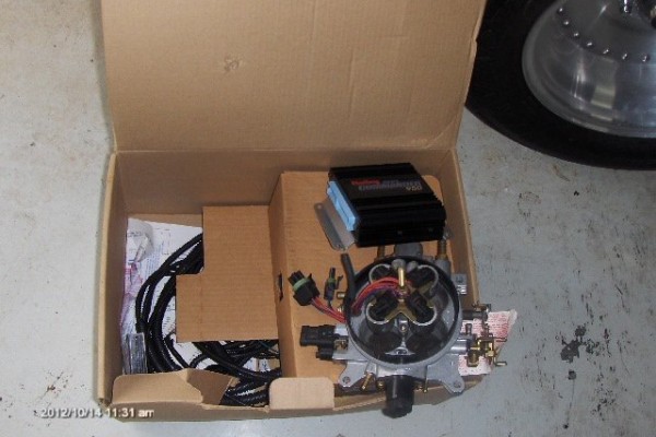 throttle oy efi in box on garage floor