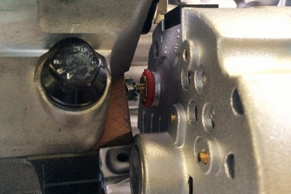 rear view of a 1-wire Summit Racing 140 amp alternator