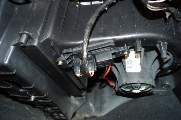 blower motor resistor location on a chevy Silverado