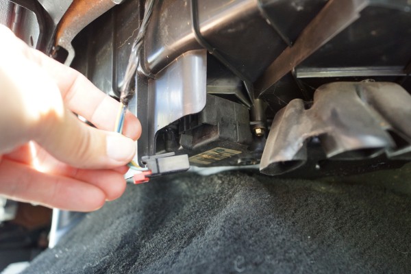 blend door actuator location on a chevy Silverado