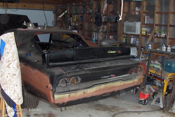 project car, 1968 dodge charger restomod