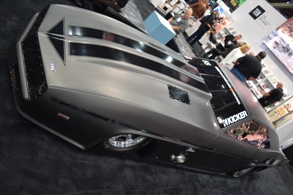 pro mod style chevy camaro drag car at SEMA Show 2015