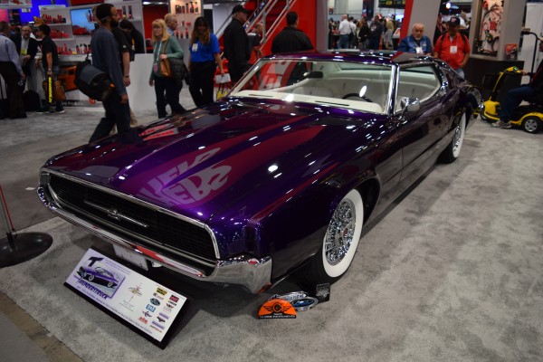customized ford thunderbird coupe at SEMA Show 2015
