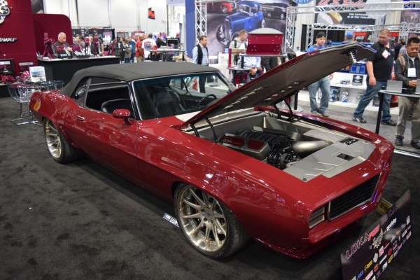 Chevy Camaro first gen convertible restomod at SEMA Show 2015