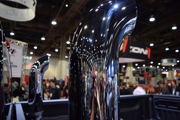 2016 Chevy Silverado 3500HD Kid Rock Concept, stack exhaust tip