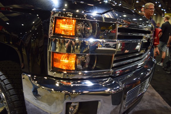 2016 Chevy Silverado 3500HD Kid Rock Concept, headlight