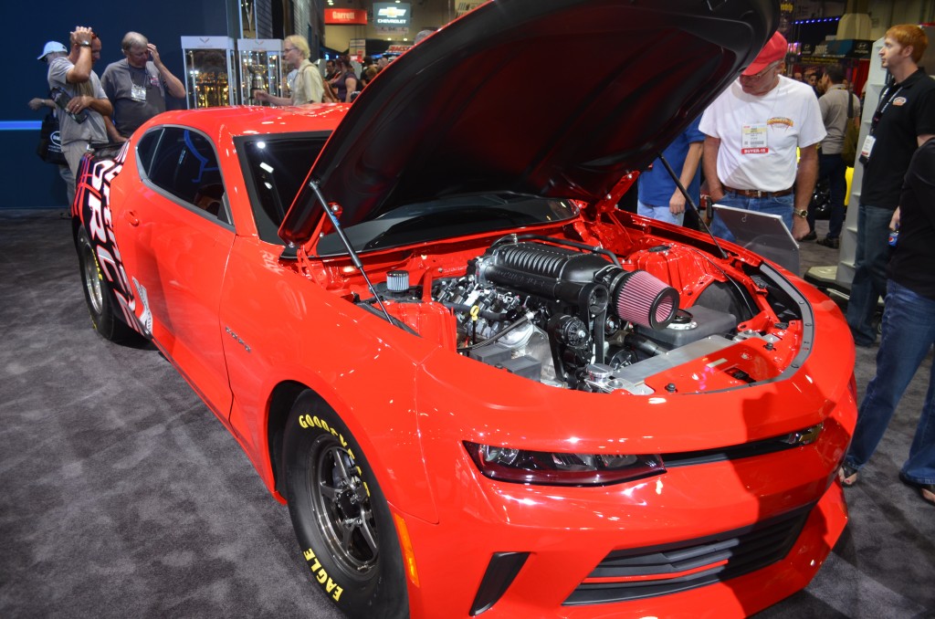 sixth-generation COPO camaro on display at SEMA 2015