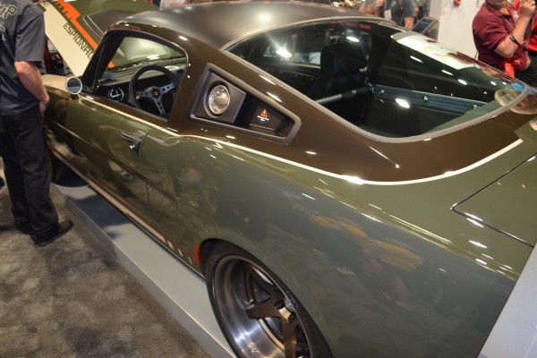 rear quarter shot of a ford mustang 2015 SEMA show car
