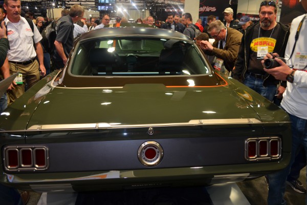 rear taillights on a ford mustang 2015 SEMA show car