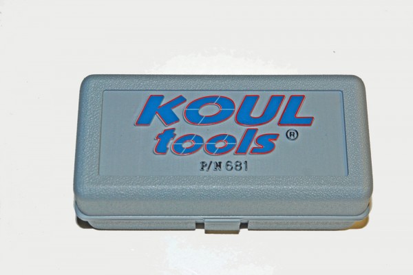 a box containing hose fitting dies
