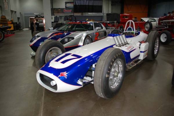 vintage formula one style indy race car