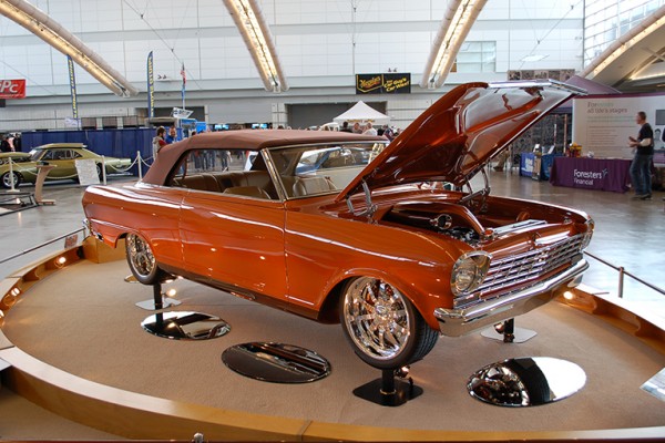 custom chevy ii nova convertible show car