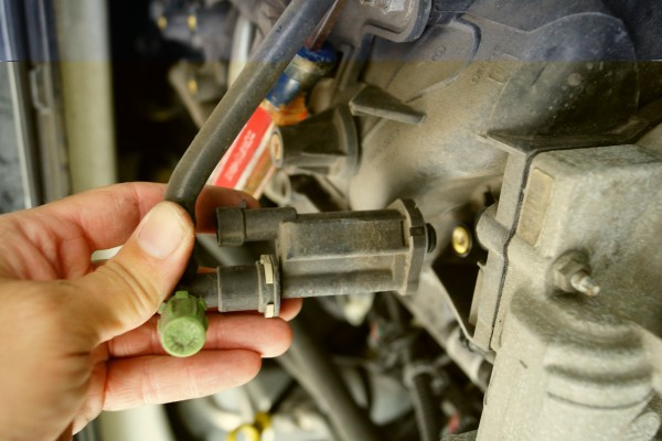 purge valve on a gm ls engine getting unplugged
