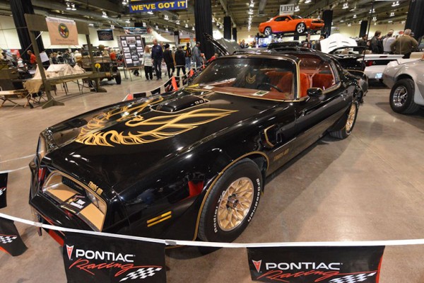 smokey and the bandit trans am at indoor car show