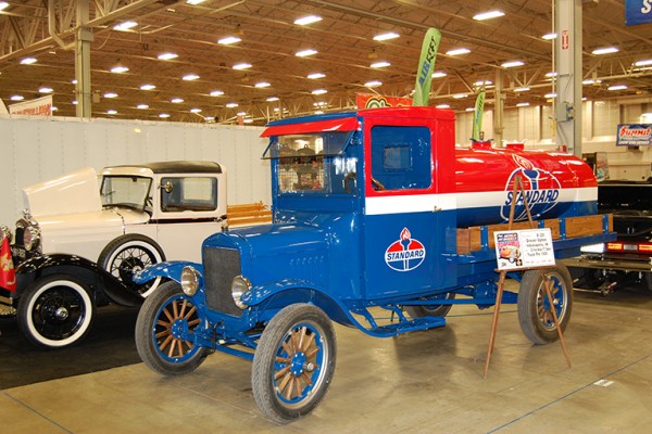 vintage standard oil model t tanker truck
