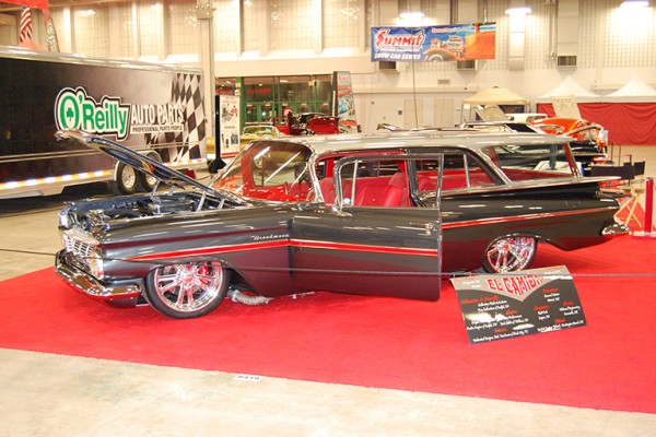 vintage chevy station wagon show car