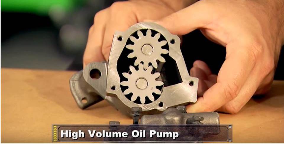 inside of a gerotor oil pump