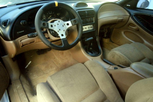 interior of an sn95 mustang