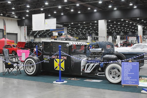 hot rod at car show
