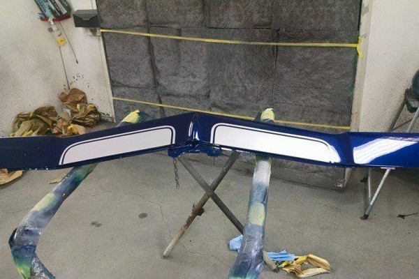 blue 1968 chevelle front hood valence trim