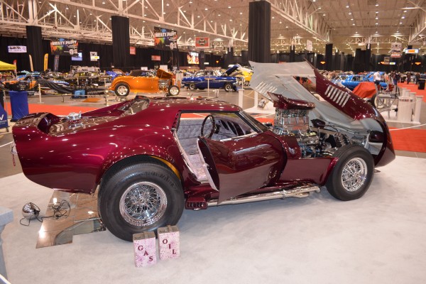 wild customized early c3 corvette stingray