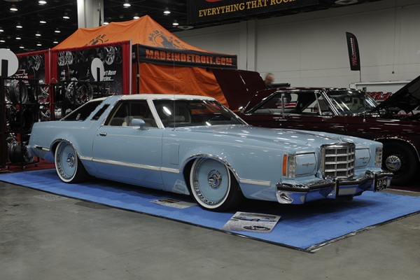 lowered ford thunderbird 1970s malaise era custom coupe