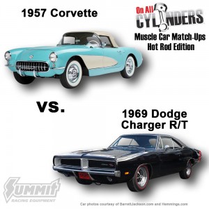 1957-Vette-vs-1969-Charger