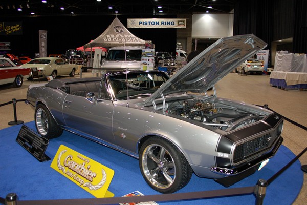 silver 1967 chevy camaro convertible