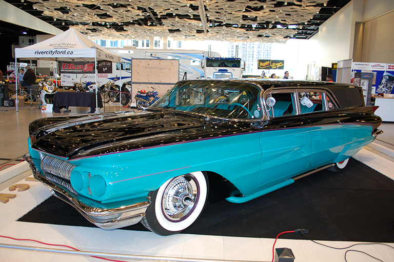 customized station wagon show car