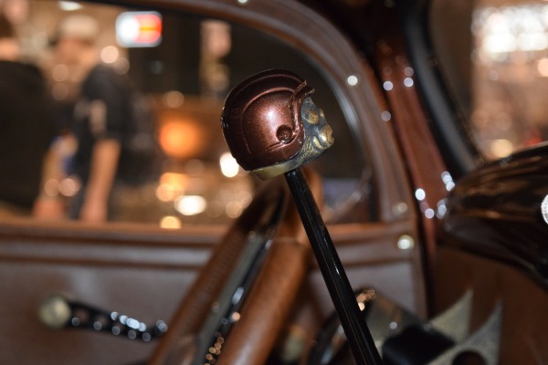 monkey head shift knob on a hot rod