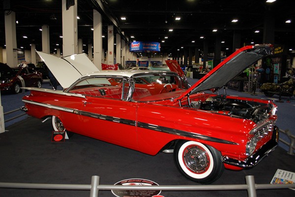 chevy impala bubbletop show car