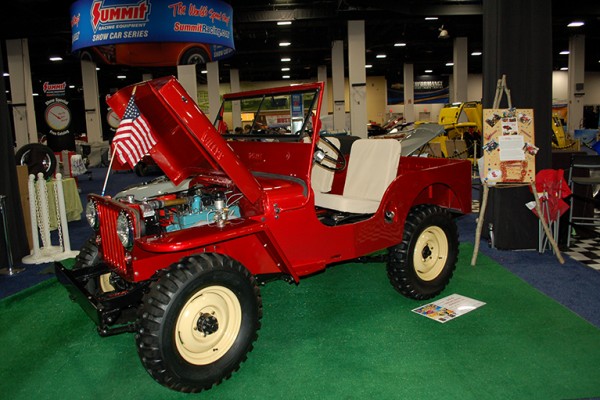 jeep willys cj at car show