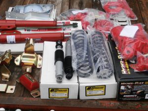 Dr. John’s persistence paid off, getting several manufacturers to provide parts for the Red Dragon Racing Mustang. We’ll be outlining the Mustang’s chassis upgrades in the next installment of Working Man’s Race Car.