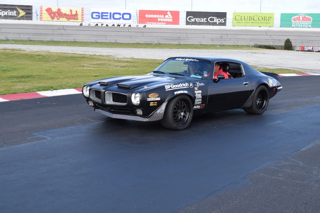pontiac firebird formula on autocross course
