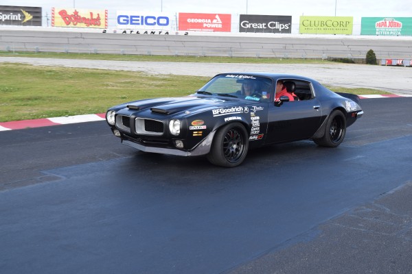pontiac firebird formula on autocross course