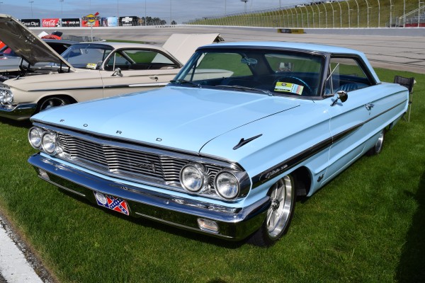ford galaxie 500 coupe at a car show
