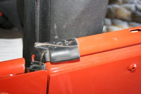 jeep grommet for a soft top frame mount