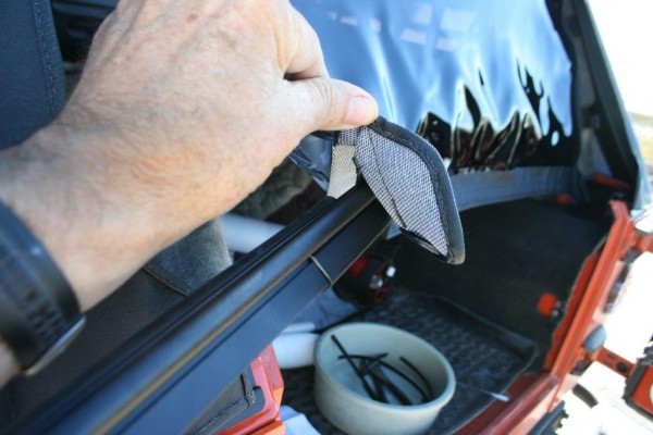 installing window onto soft top jeep frame