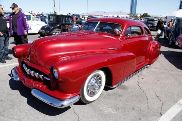 customized postwar hot rod