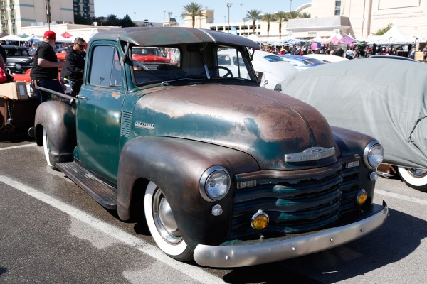 chevy 3100 patina'd truck