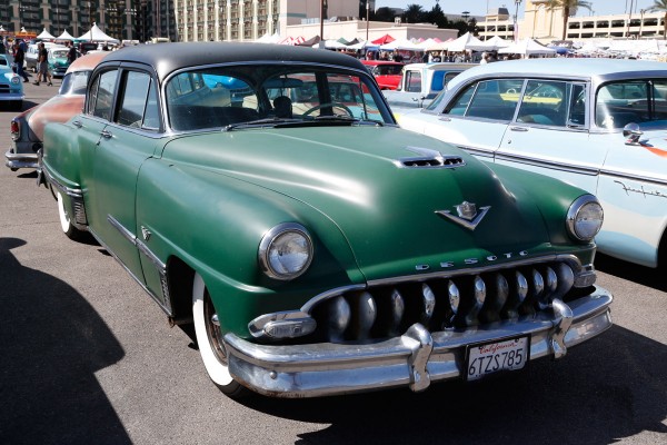 vintage postwar desoto sedan