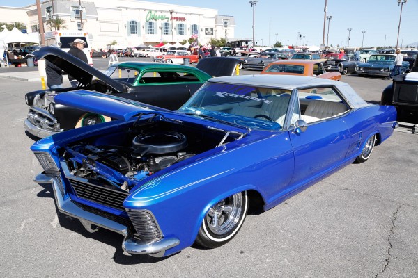 lowered and customized buick riviera coupe