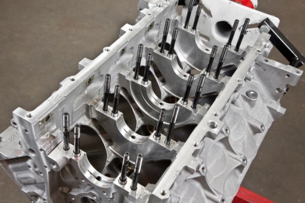 bottom end of a gm ls7 engine