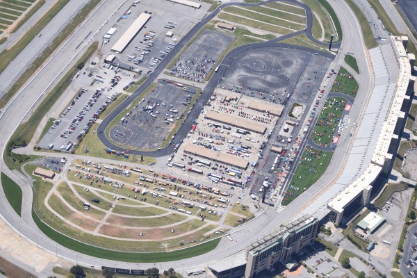 aerial view of atlanta motorama 2016