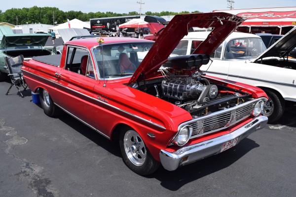 ford ranchero with pro street supercharged engine