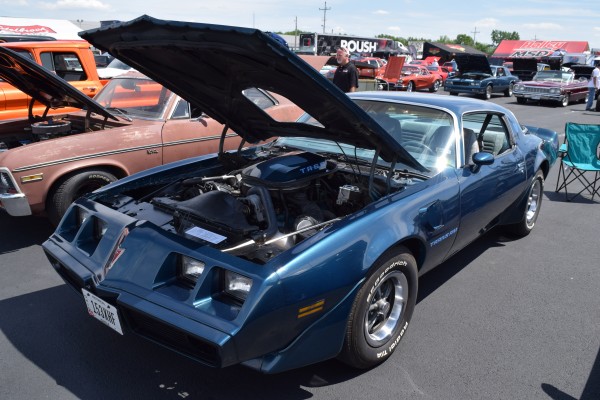 blue pontiac trans am second gen