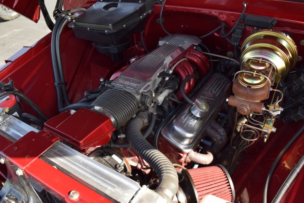 c4 corvette tpi engine in a hot rod