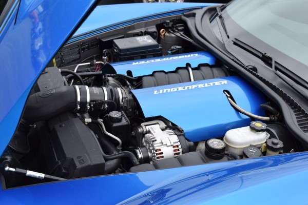 lingenfelter tuned v8 in a corvette